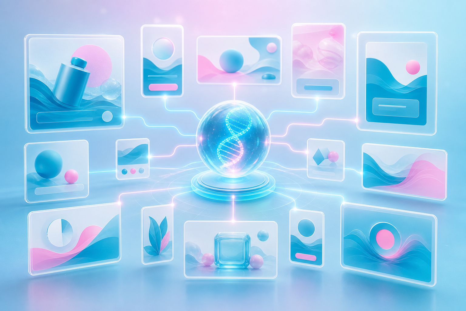 Branding illustration — AI Brand Kit: Visual Identity Consistency at Scale 2026